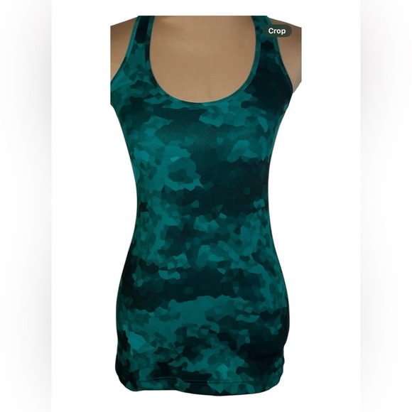Lululemon Cool Racerback Clouded Dreams Cosmic Teal Multi Size 4 - Picture 5 of 11